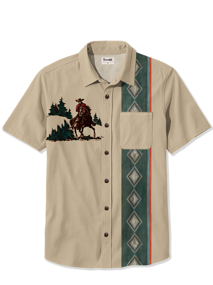 Western Cowboy -100% Cotton Shirt