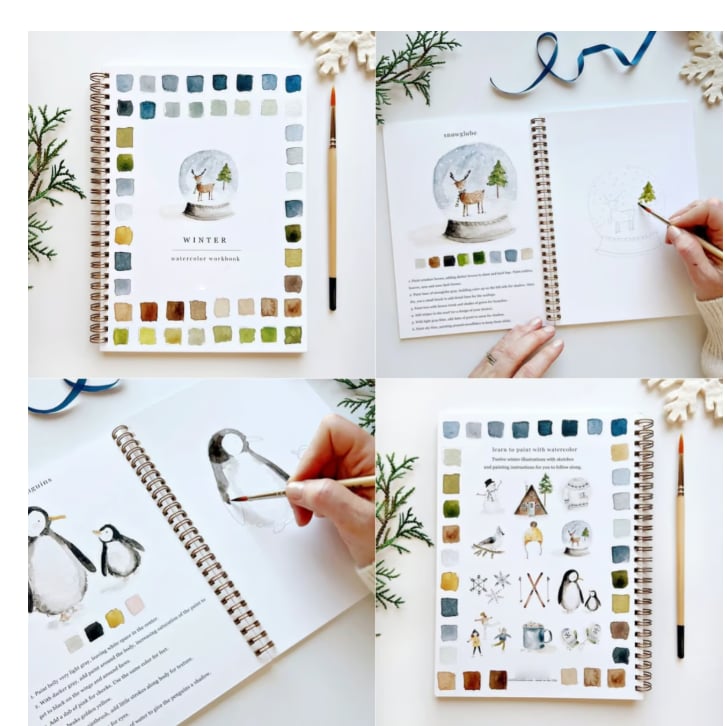 🖼️Beginner-Friendly💕 Watercolor Workbook