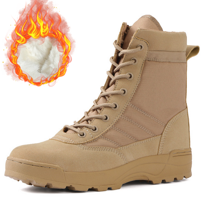 Dallader Men Waterproof Steel Toe Work Boots Non-Slip Hiking Boots Tactical Boots