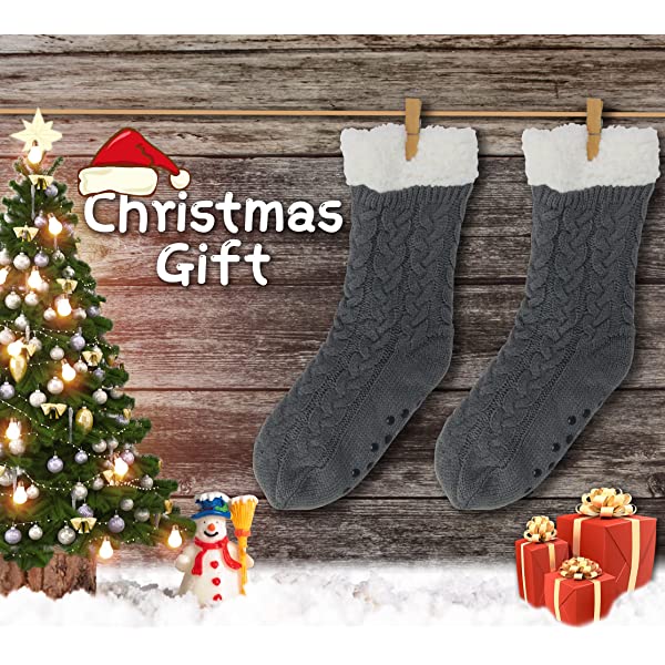Women Winter Thick Slipper Socks