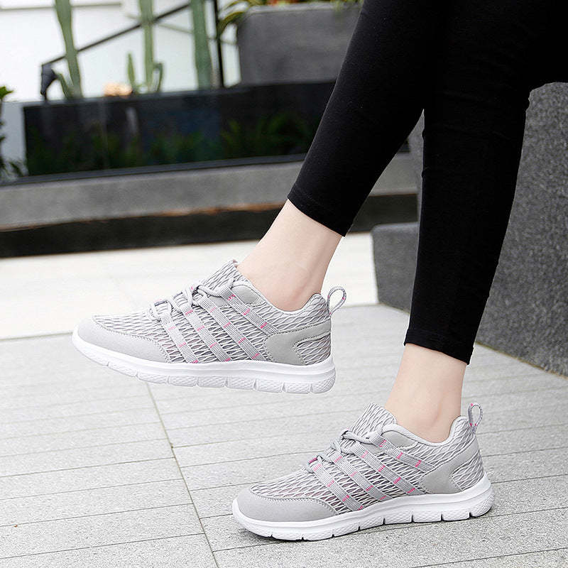 Lightweight Fashion Lace Up Casual Sneakers for Women