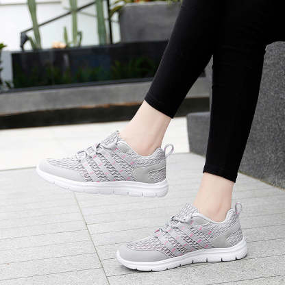 Lightweight Fashion Lace Up Casual Sneakers for Women