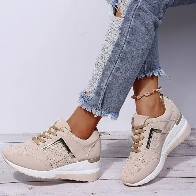 Women Breathable Comfortable Platform Arch Support Shoes