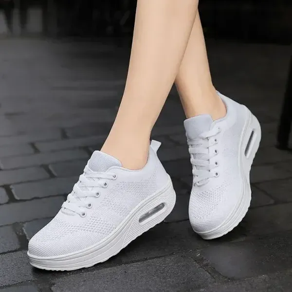 🔥Last Day Promotion 50% OFF - Women light air flying woven mesh orthopedic Sneakers