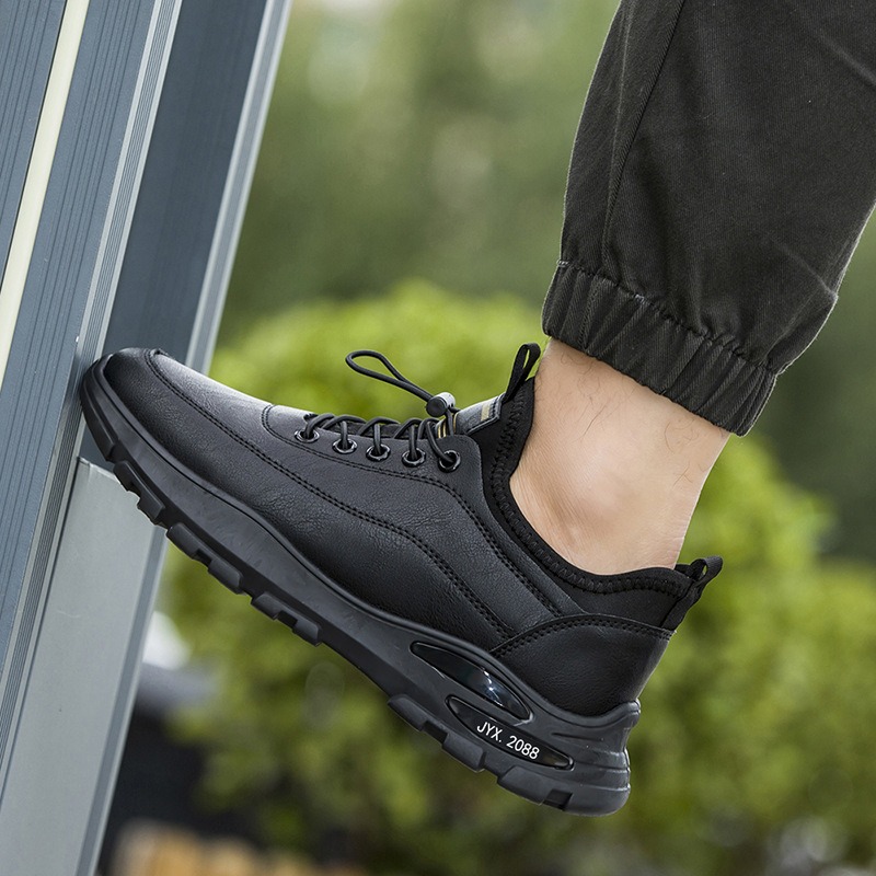 🔥Last Day Promotion 70% OFF 🎁 Men's Casual Leather Good Arch Support & Non-slip Outdoor Breathable Walking Shoes - 6803