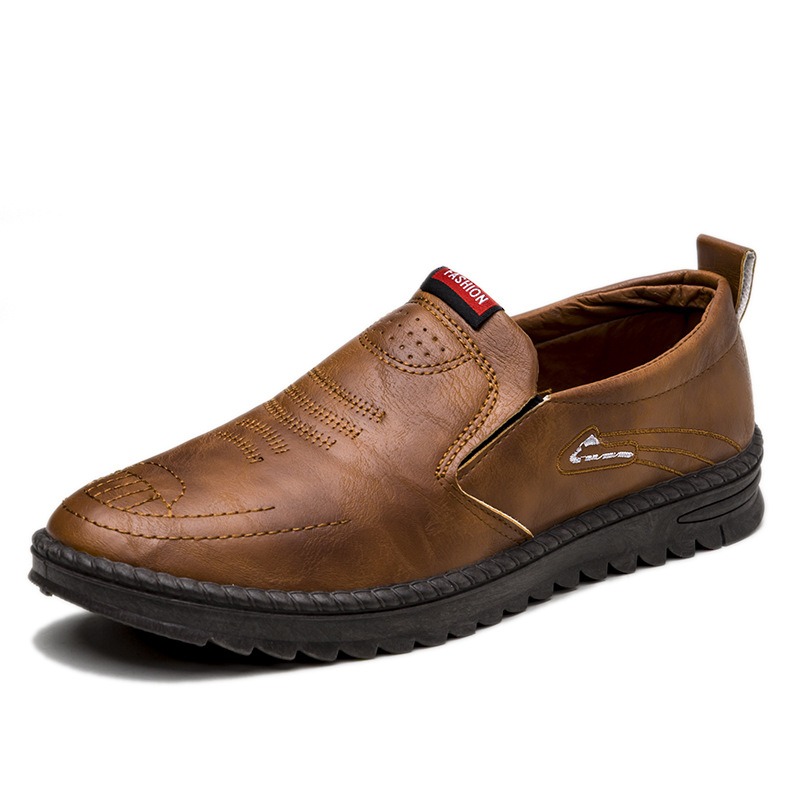 🔥Last Day Promotion 70% OFF 🎁Men's Casual Leather Good Arch Support & Non-slip Outdoor Breathable Walking Shoes - 6707
