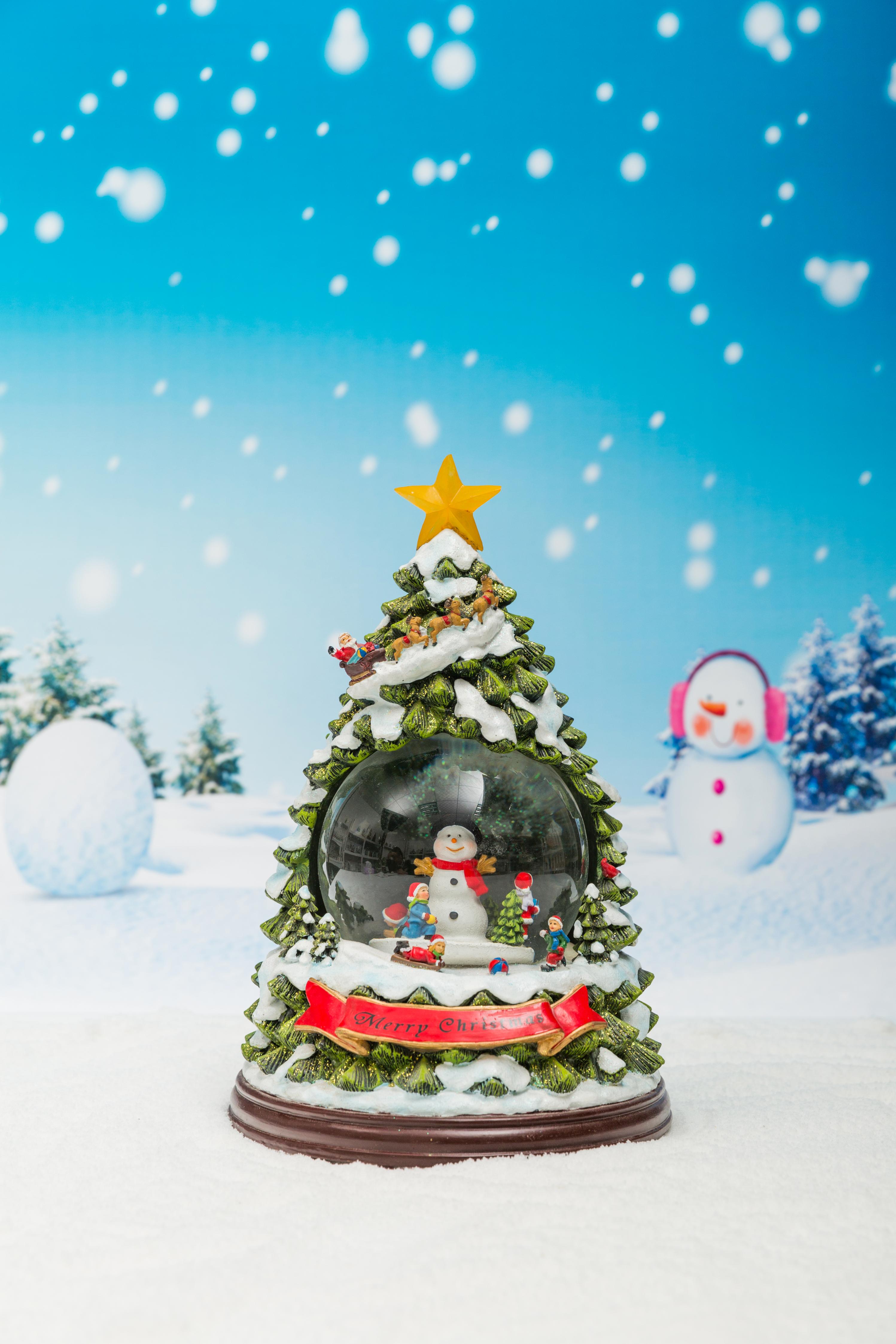 Christmas Snow Globe: 85/100/120mm Christmas Tree Main Shape Waterball