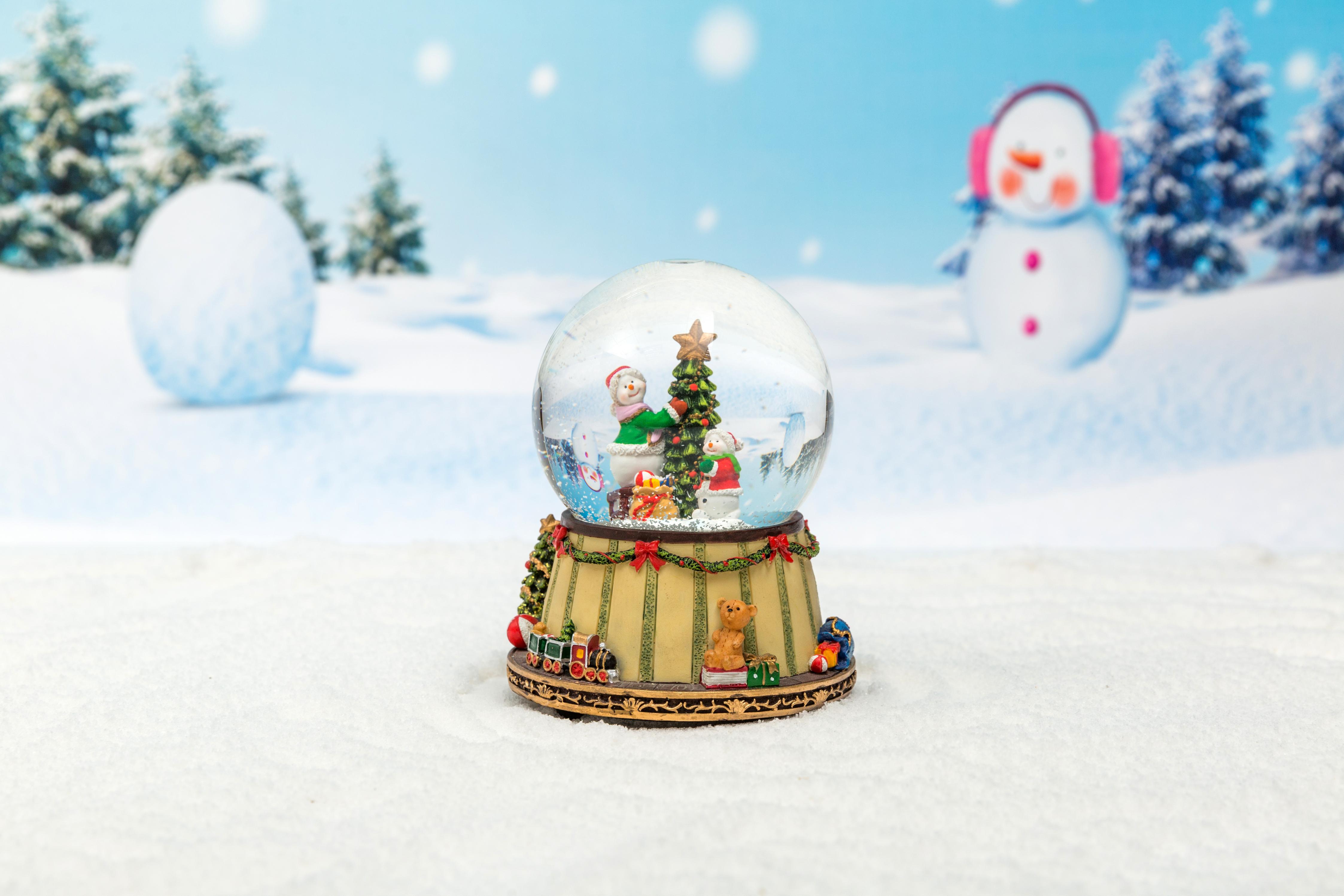 Christmas Snow Globe: 85/100/120/150mm Santa Claus Waterball