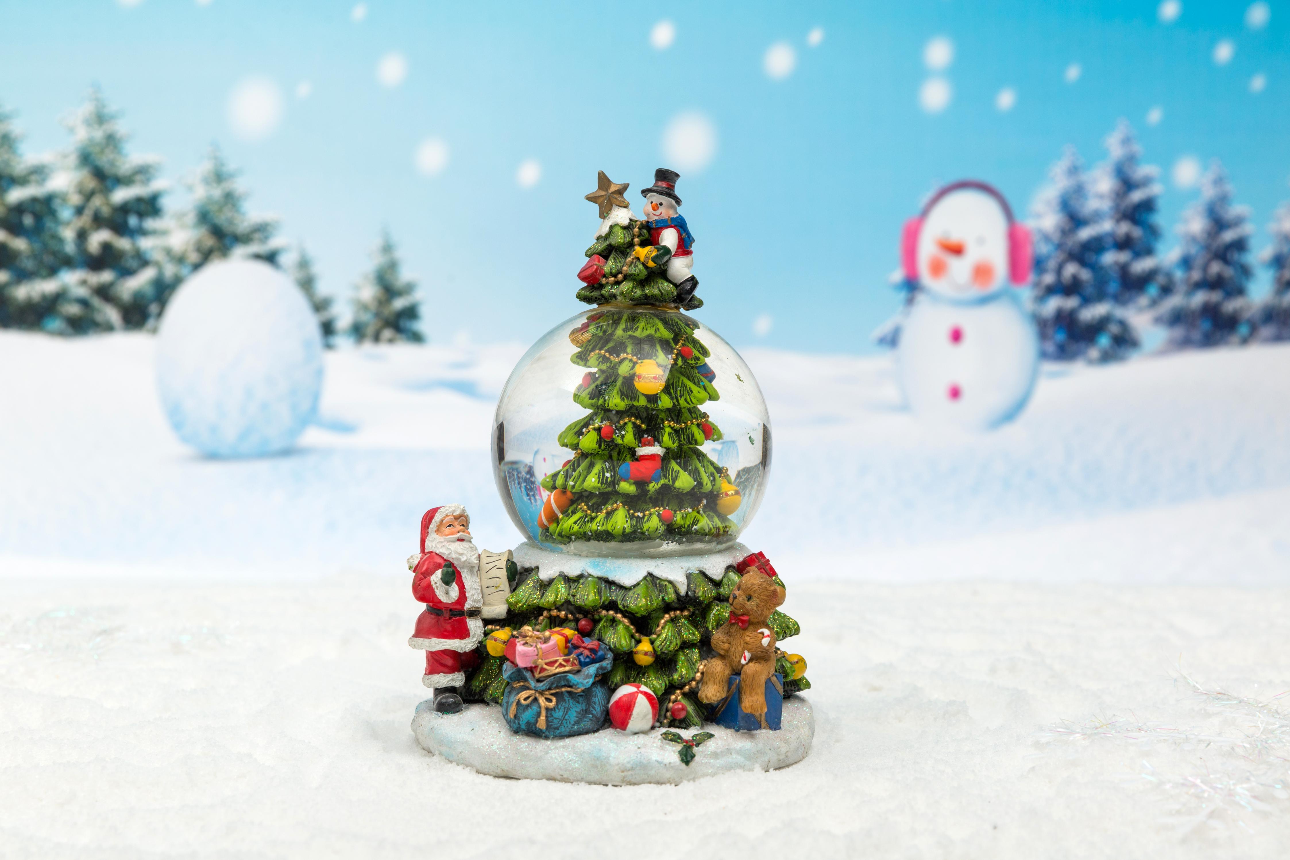 Christmas Snow Globe: 85/100/120mm Christmas Tree Main Shape Waterball