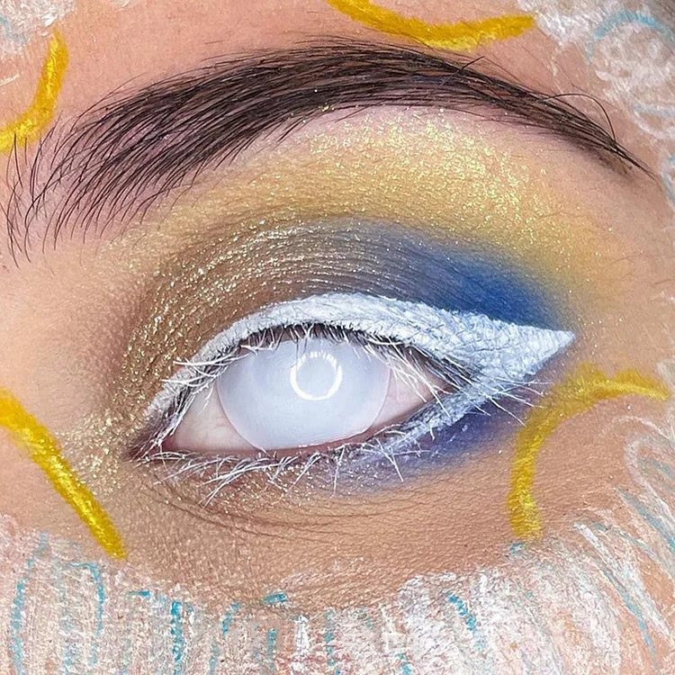 Coleyes Blind White Out – Farbige Kontaktlinsen mit Sehstärke für Cosplay-Jahreslinsen - image 7