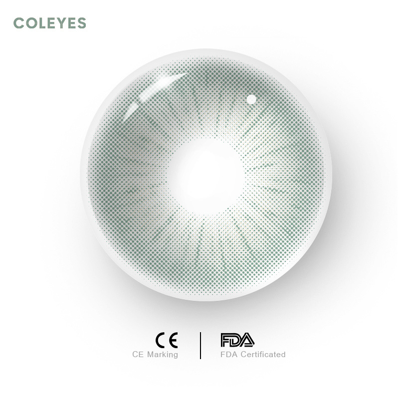 Coleyes Crystal Green Farbige Kontaktlinsen für Männer - image 2