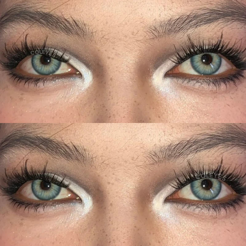 Coleyes Gene Iris Grüne farbige Jahreskontaktlinsen - image 5