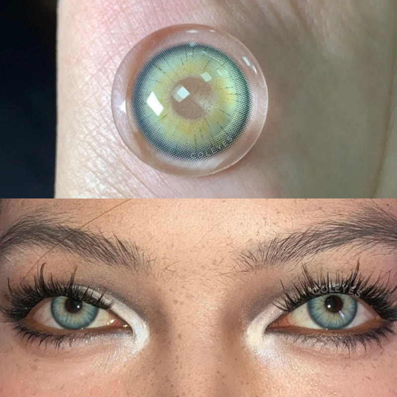 Coleyes Gene Iris Grüne farbige Jahreskontaktlinsen - image 4