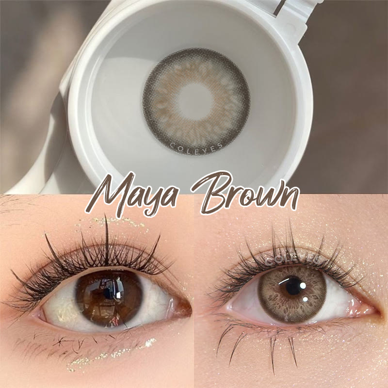 Coleyes Maya Brown – Farbige Jahreskontaktlinsen mit Sehstärke - image 6