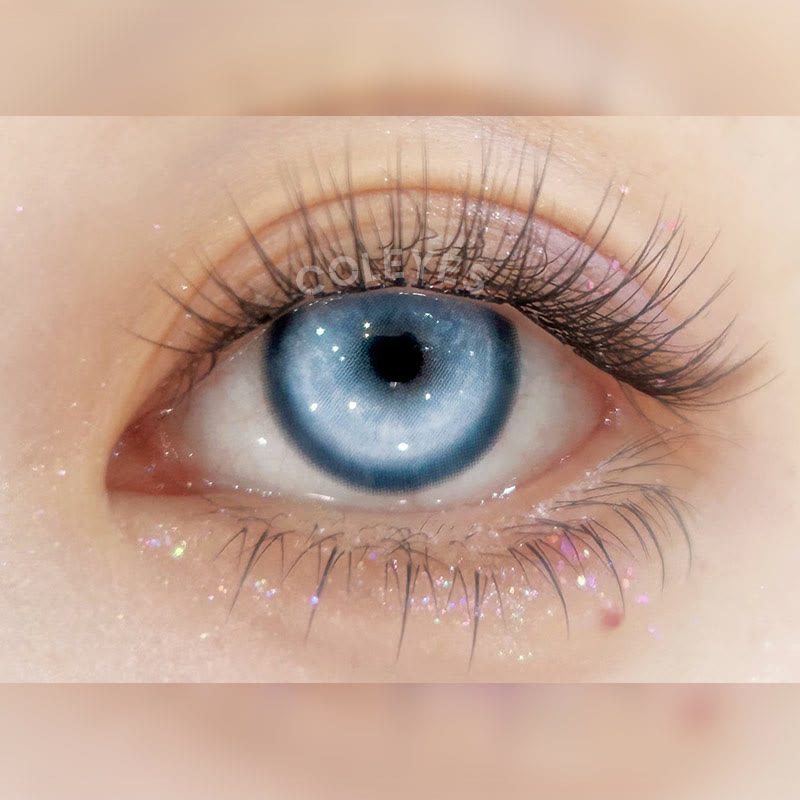 Coleyes Cosmic Blue 1-Tages-/1-Jahres-Cosplay-Kontaktlinsen mit Sehstärke - image 3