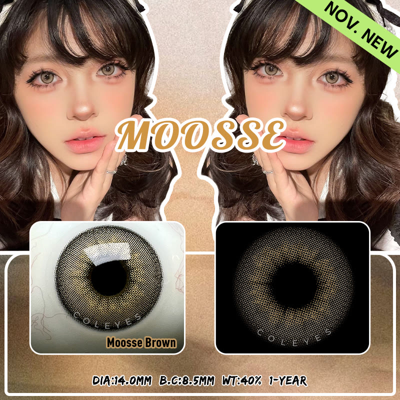 Coleyes Moosse Braune Jahreskontaktlinsen - image 7