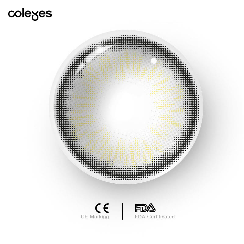 Coleyes Seattle Graue farbige Jahreskontaktlinsen mit Sehstärke - image 8