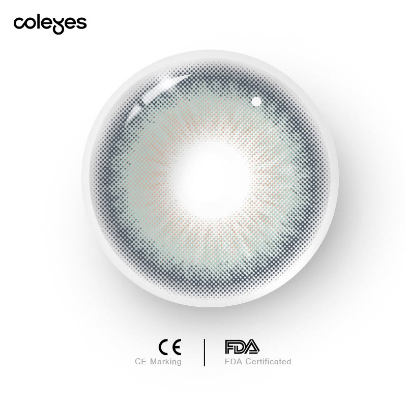 Coleyes Galaxy Blue Farbige Jahreskontaktlinsen mit Sehstärke - image 8