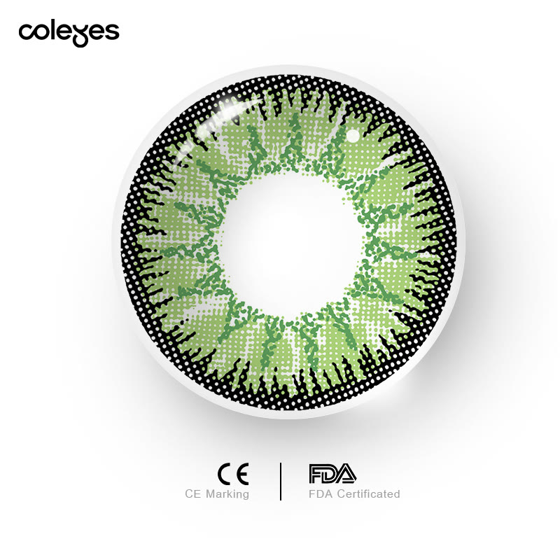 Coleyes Nonno Grüne, farbige Cosplay-Kontaktlinsen mit Sehstärke für das Jahr - image 10