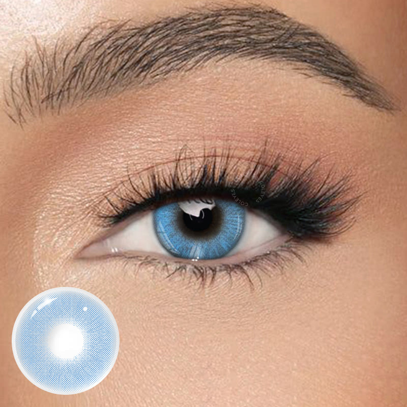 Coleyes Queen Blue – Farbige Jahreskontaktlinsen mit Sehstärke - image 1