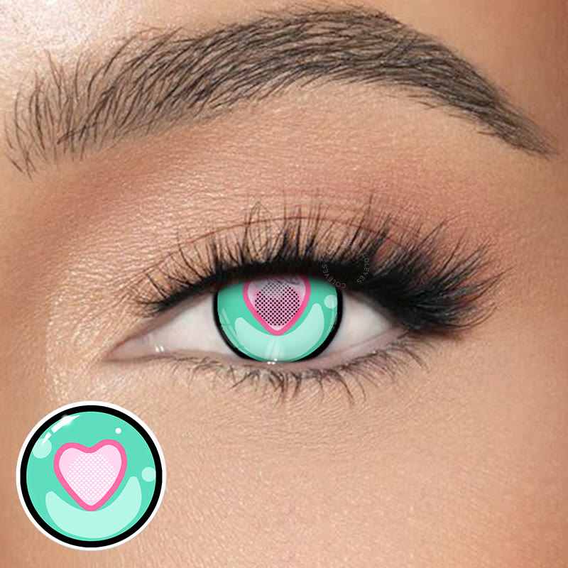 Coleyes Puppet Love Pink – Jährliche farbige Cosplay-Kontaktlinsen - image 1