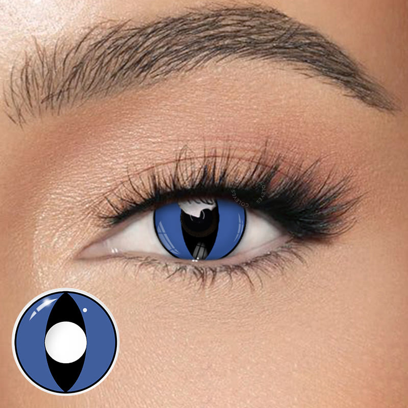 Coleyes – Blaue Katzenaugen-Kontaktlinsen für das jährliche Cosplay - image 1