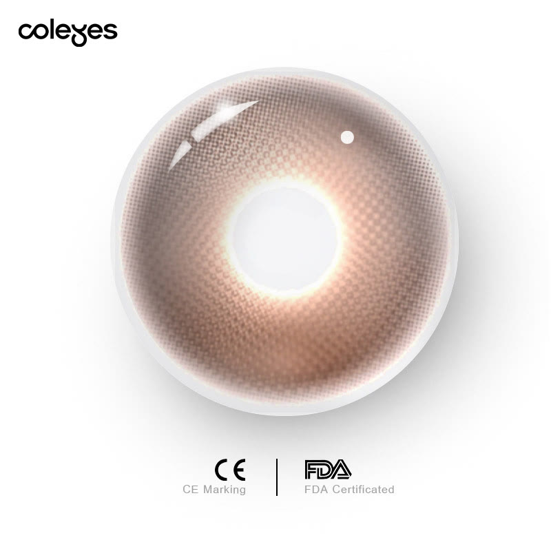 Coleyes Terra Orange Braun 6-Monats-Kontaktlinsen mit Sehstärke - image 8