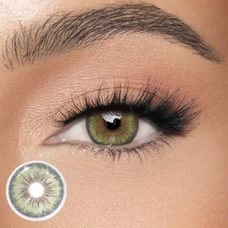 Coleyes Muse Green Jahres-Farbkontaktlinsen - Muse Green - -6,00 - MI22-2 - image 1