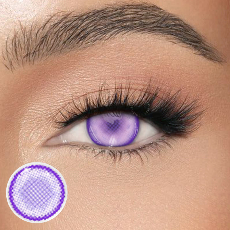 Coleyes Shinobu Kocho Violett – Farbige Jahreskontaktlinsen für Cosplay - image 1