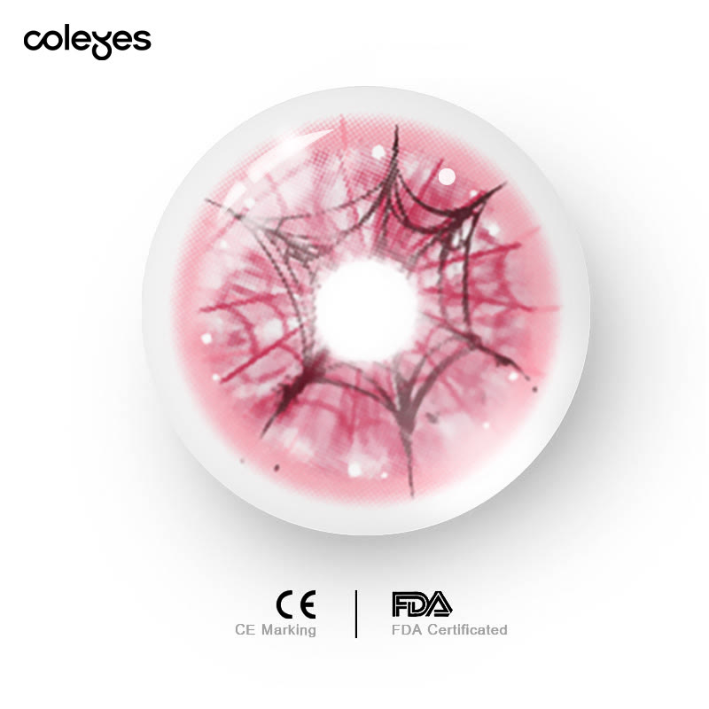 Coleyes Cinder Kiss Rote 6-Monats-Cosplay-Farbkontaktlinsen - image 9