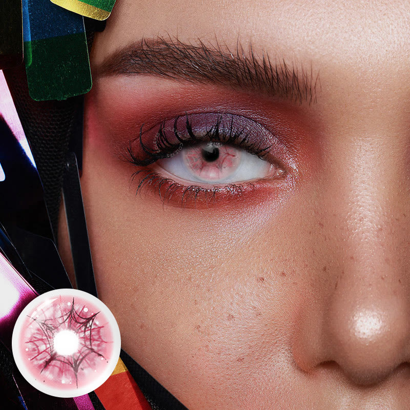 Coleyes Cinder Kiss Rote 6-Monats-Cosplay-Farbkontaktlinsen - image 2