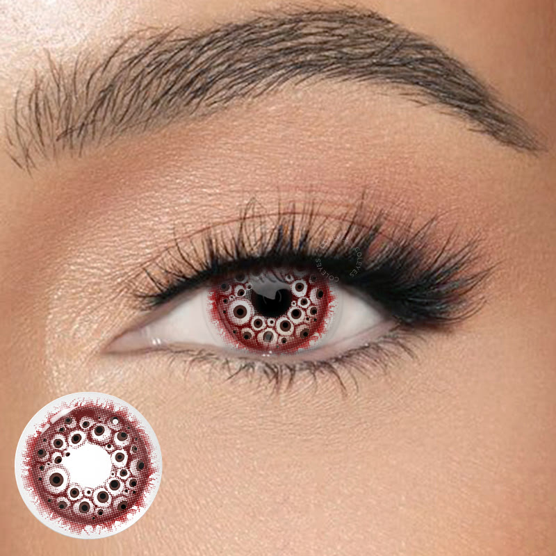 Coleyes Medusa Rote 1-Tages-Cosplay-Farbkontaktlinsen - image 1