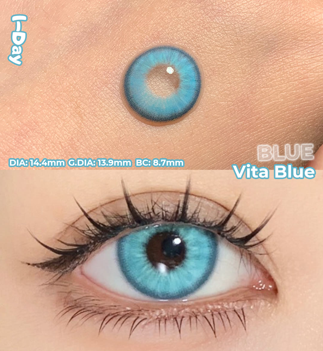 Coleyes Vita 2-Farben-Packung 1-Tages-Cosplay-Kontaktlinsen - image 6