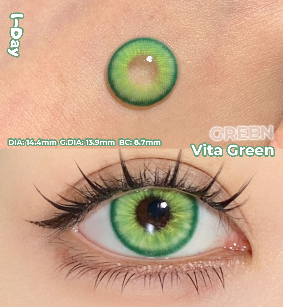 Coleyes Vita 2-Farben-Packung 1-Tages-Cosplay-Kontaktlinsen - image 5