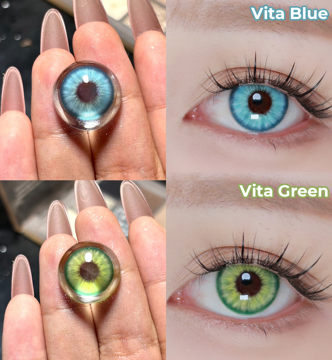 Coleyes Vita 2-Farben-Packung 1-Tages-Cosplay-Kontaktlinsen - image 2