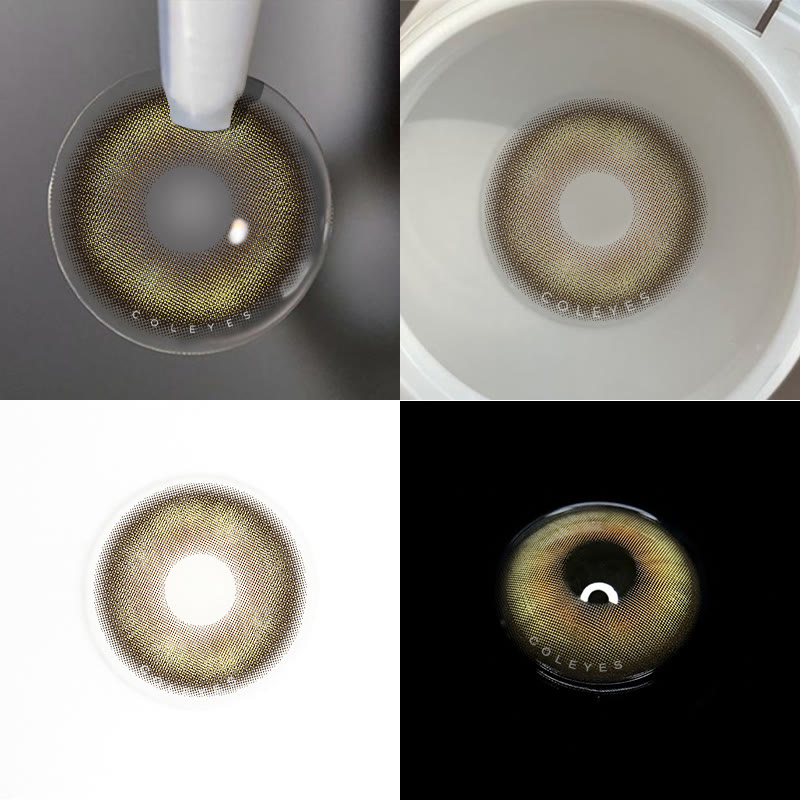 Coleyes Mandelbraune farbige Kontaktlinsen mit Sehstärke - image 4