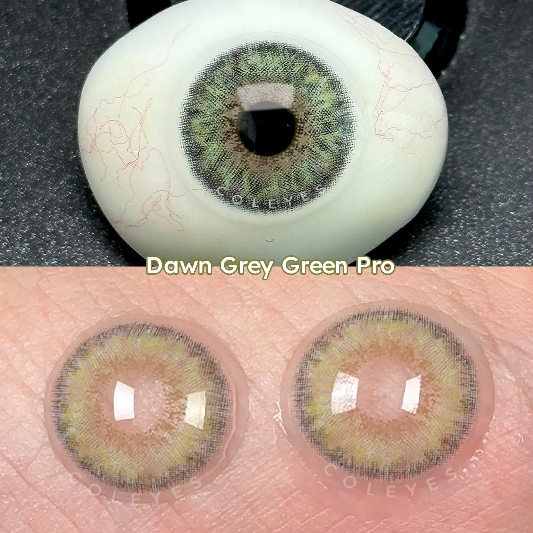 Coleyes Dawn Grey Green Pro farbige Kontaktlinsen mit Sehstärke - image 8