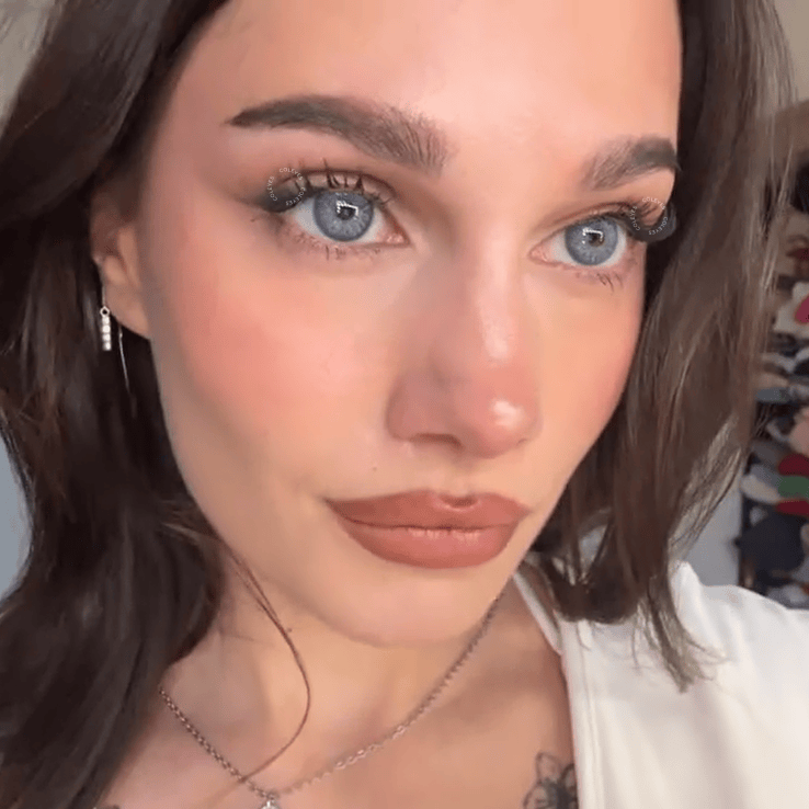Coleyes K-Eyes Blaue farbige Kontaktlinsen mit Sehstärke - image 5