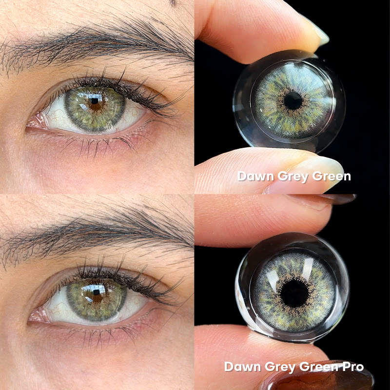 Coleyes Dawn Grau Grün Monatslinsen mit Sehstärke - image 4