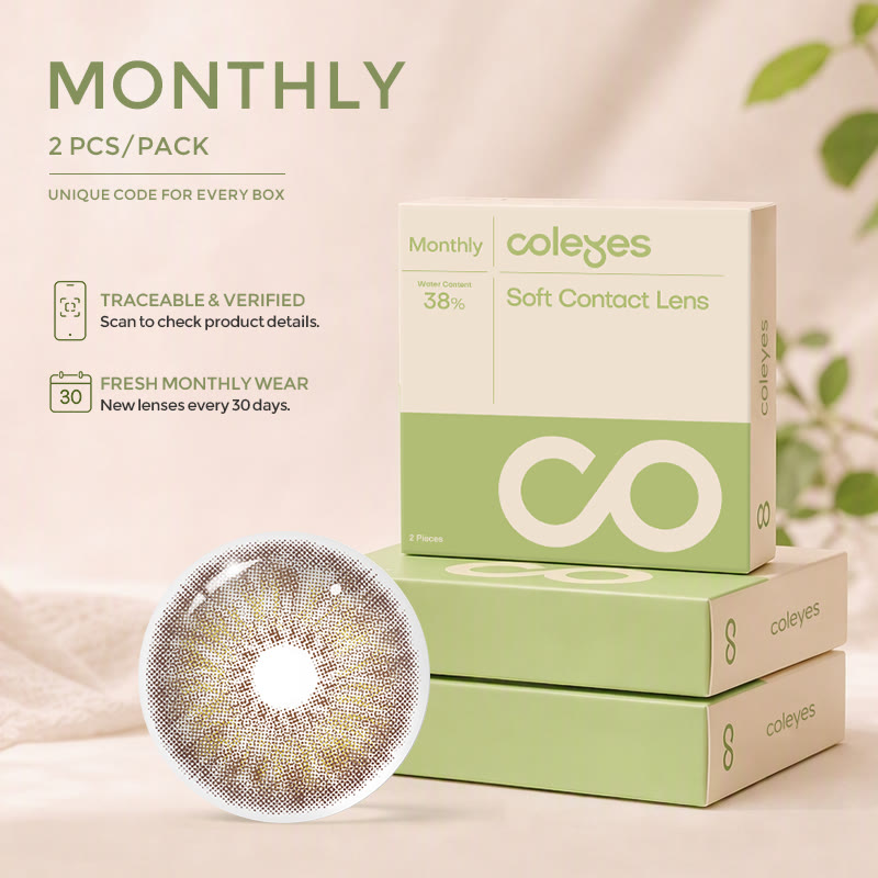 Coleyes Dawn Brown Monatslinsen mit kleiner Pupille - image 2