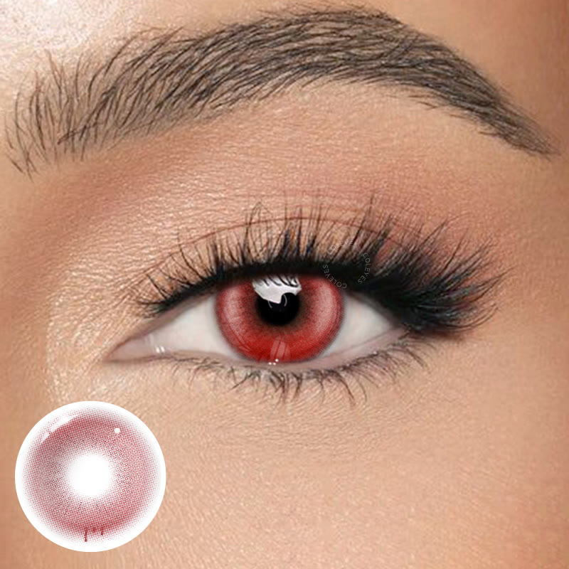 Coleyes Blood Tears Red Jahres-Farbkontaktlinsen - Blut Tränen Rot - XY10-8-XY - 0,00 - image 1