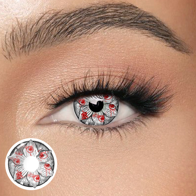 Coleyes Abyss Stare Black Jahres-Cosplay-Kontaktlinsen - Abgrundblick Schwarz - 0,00 - MX22-H - image 1