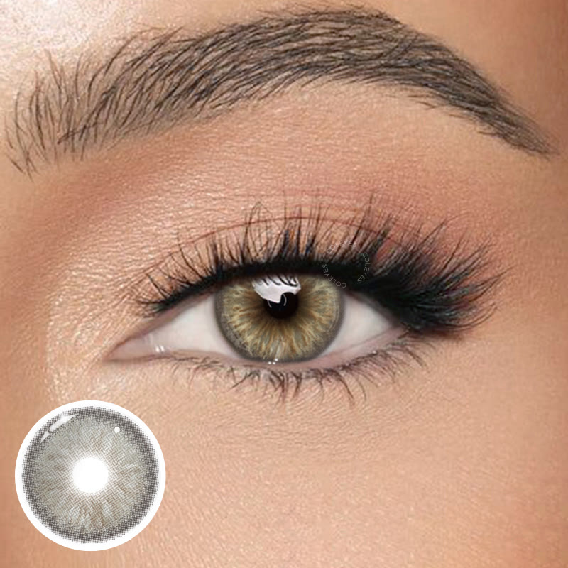 Coleyes Jumeirah Grey Jahres-Kontaktlinsen - Jumeirah Grey - 0,00 - FD92-A - image 1