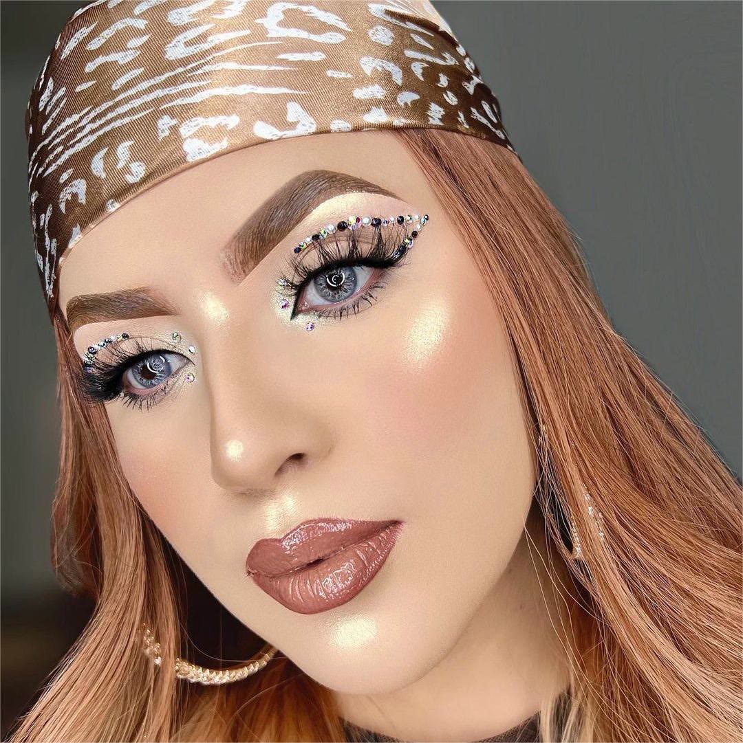 Coleyes No Makeup Wed. Graue farbige Jahreskontaktlinsen mit Sehstärke - image 5