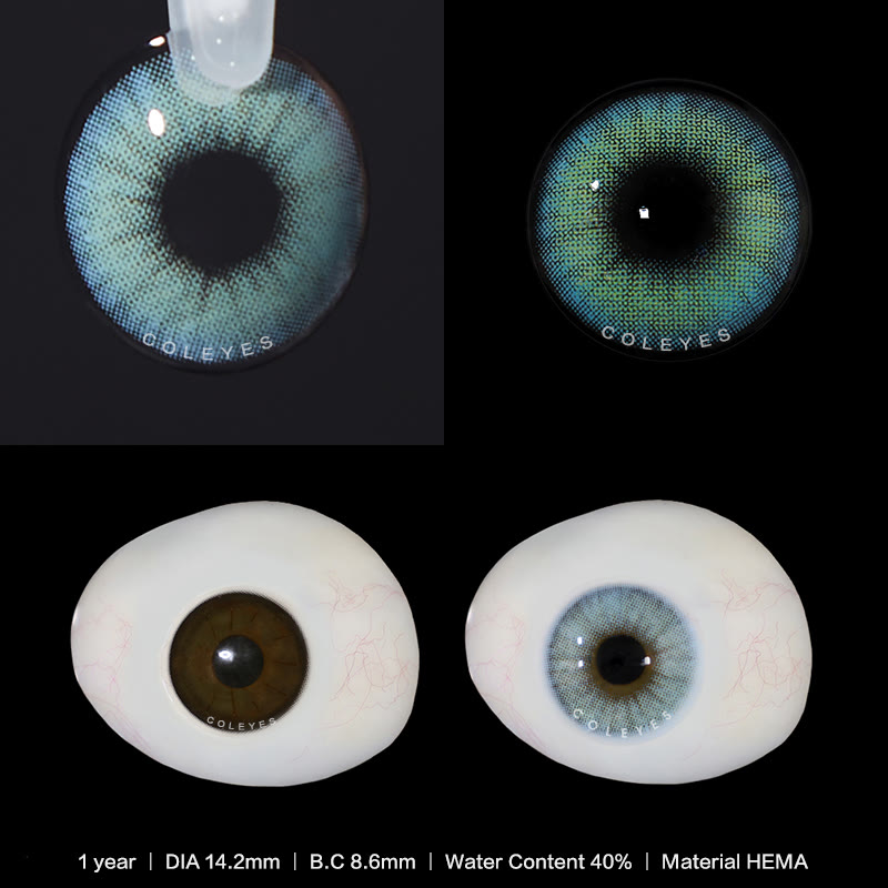 Coleyes Hid Topazio farbige Jahreskontaktlinsen mit Sehstärke - image 4