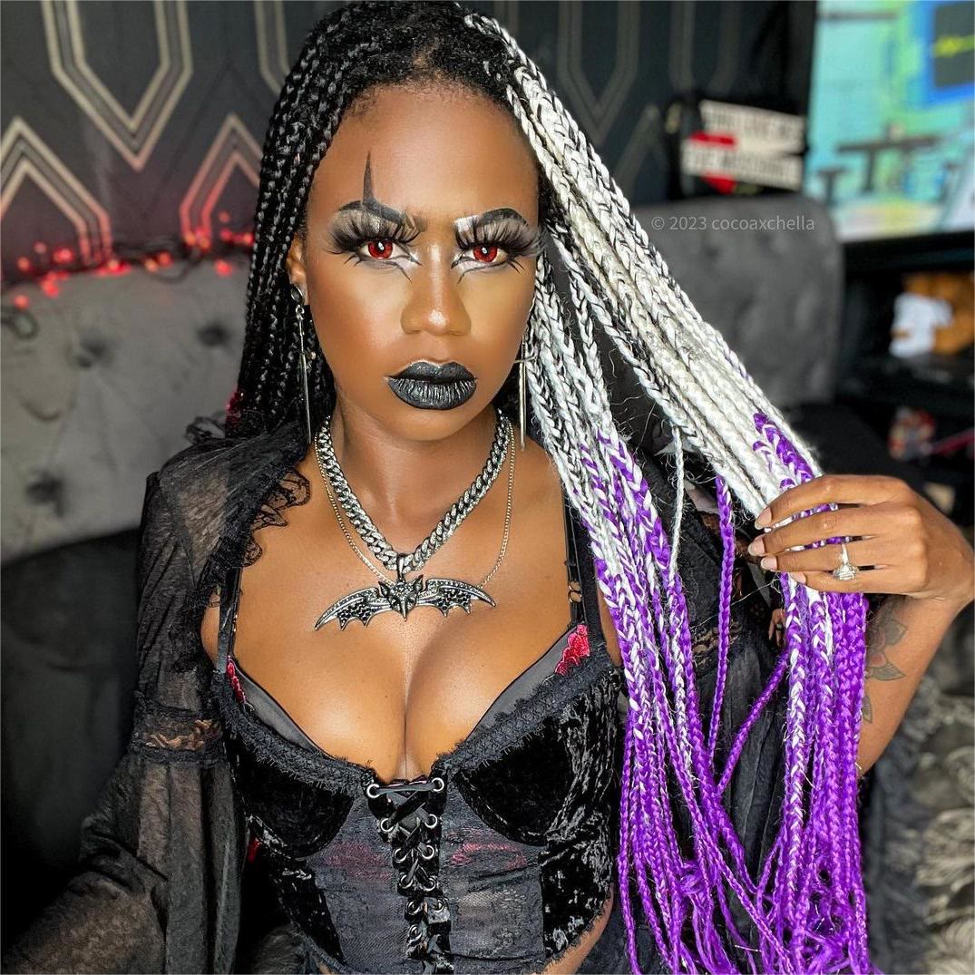 Coleyes Schneeflocken Rot – Farbige Jahreskontaktlinsen mit Sehstärke für Cosplay - image 3