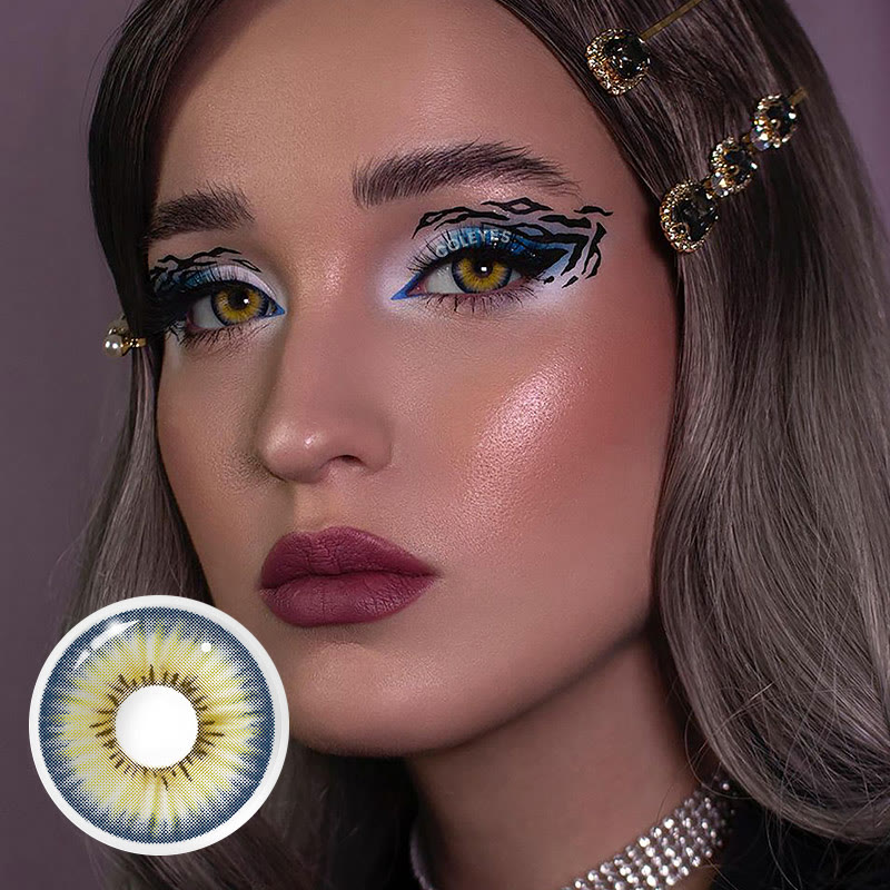 Coleyes Cybervision Blaue farbige Jahreskontaktlinsen - image 8