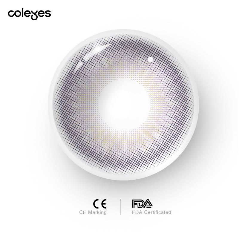Coleyes DNA Taylor Ⅱ Violette farbige Kontaktlinsen mit Sehstärke für das Jahr - image 10