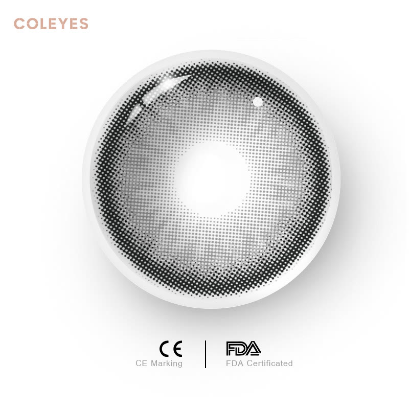 Coleyes Norko Grey Yearly Prescription Colored Contacts - image 2
