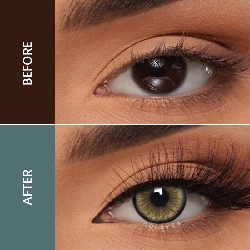 Coleyes Norko Brown Yearly Prescription Colored Contacts - image 1
